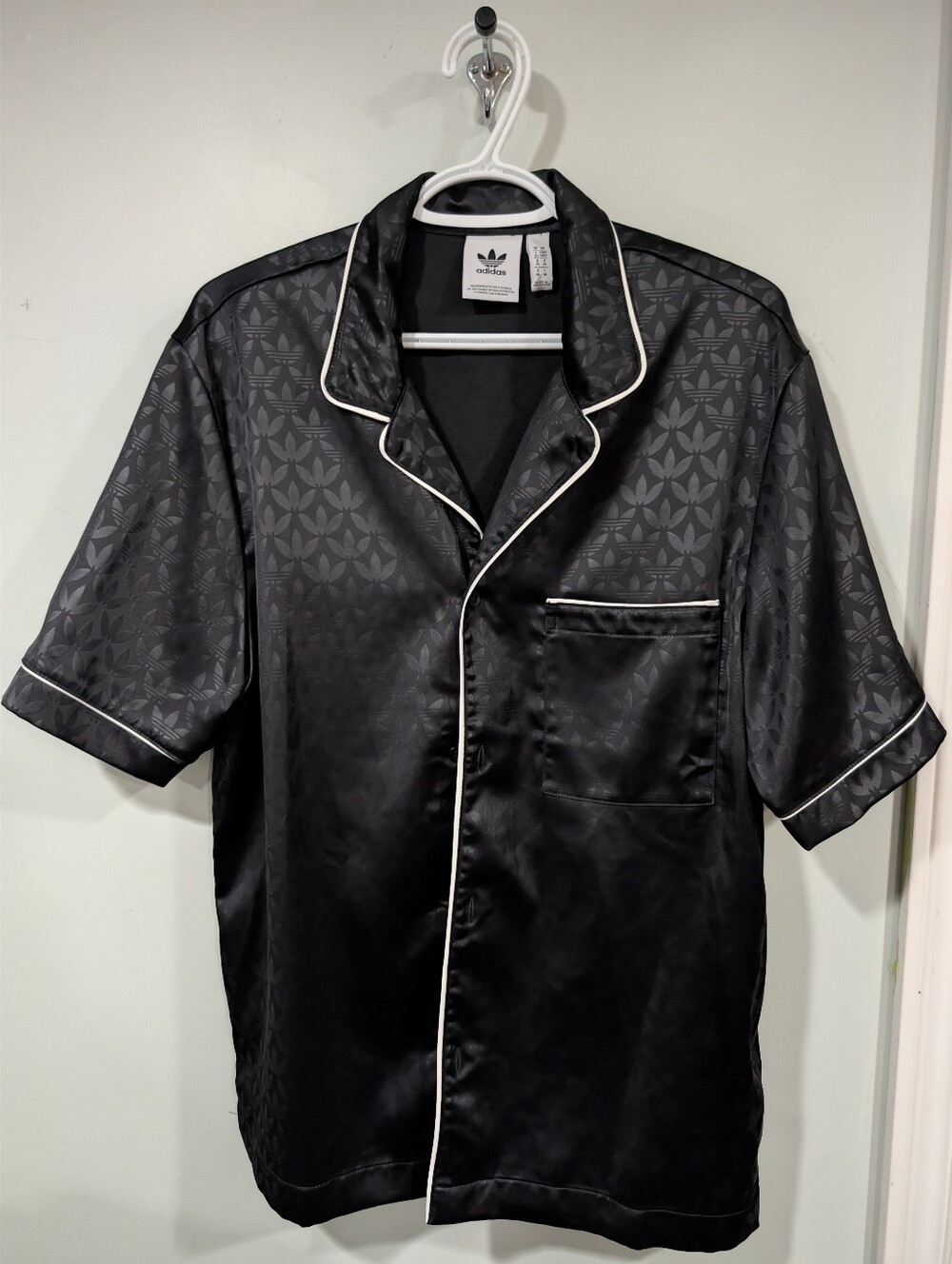 Adidas Button Up Sz Med